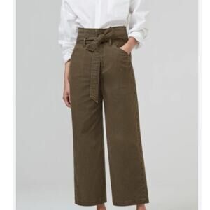 Citizens of Humanity Belted Wide-Leg Pants size 26